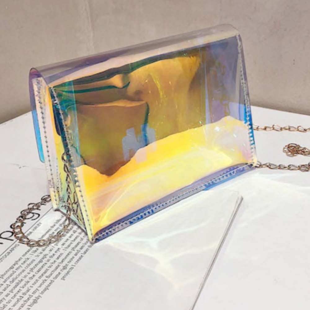 Iridescent clear shoulder bag - Picture 2 of 6